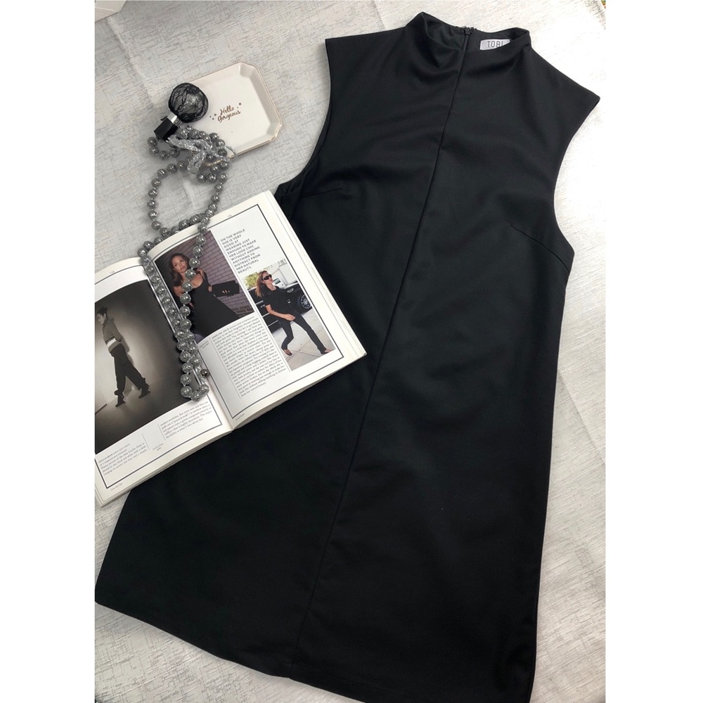 Tobi Sleeveless High Neck Black Dress Size SP